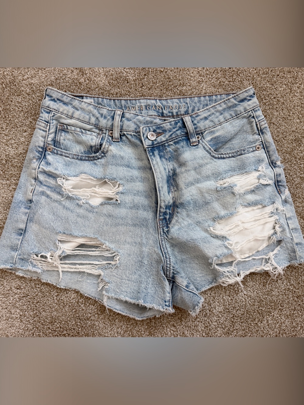 American Eagle Distressed Denim Shorts